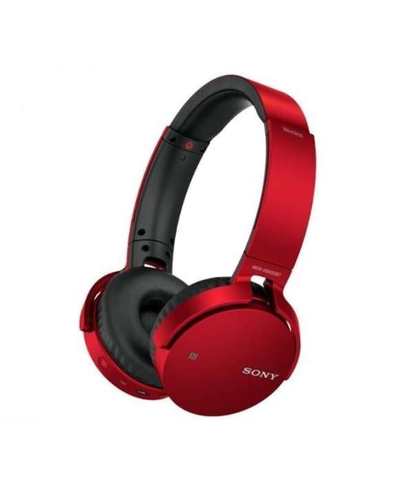 Mdr-Xb650Bt Sony Extra Bass Wireless On-Ear Headphones Red