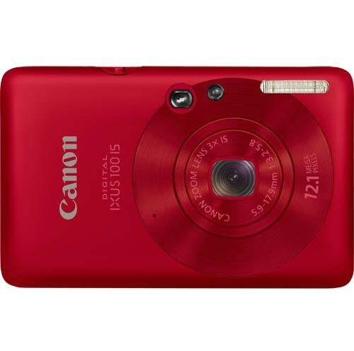 Canon Digital Camera IXUS100iS (Power Shot) Red