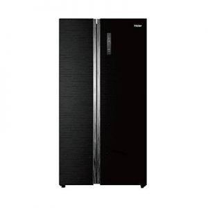 HRF-622IBG Haier Side By Side Refrigerator Inverter Black Glass Door