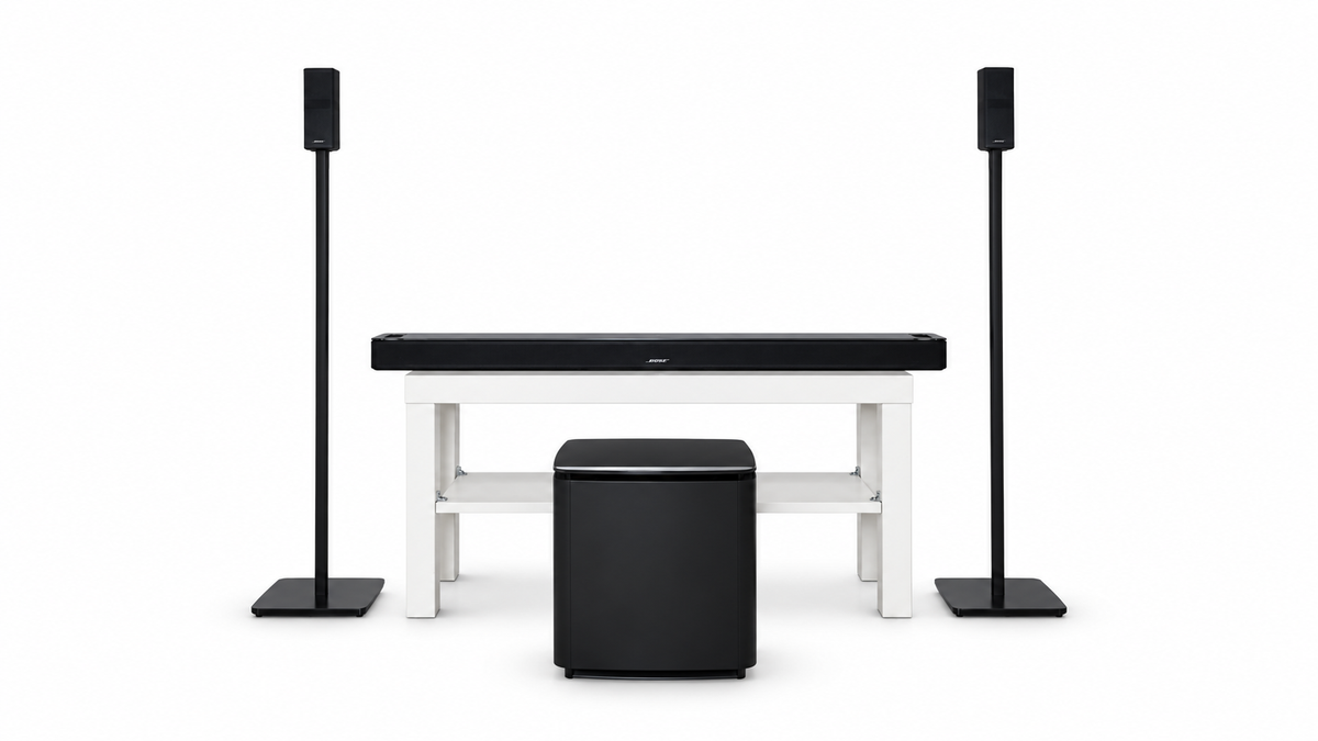 Bose Soundbar Ultra with Base Module 700 OmniJewel Speaker & Floor Stand