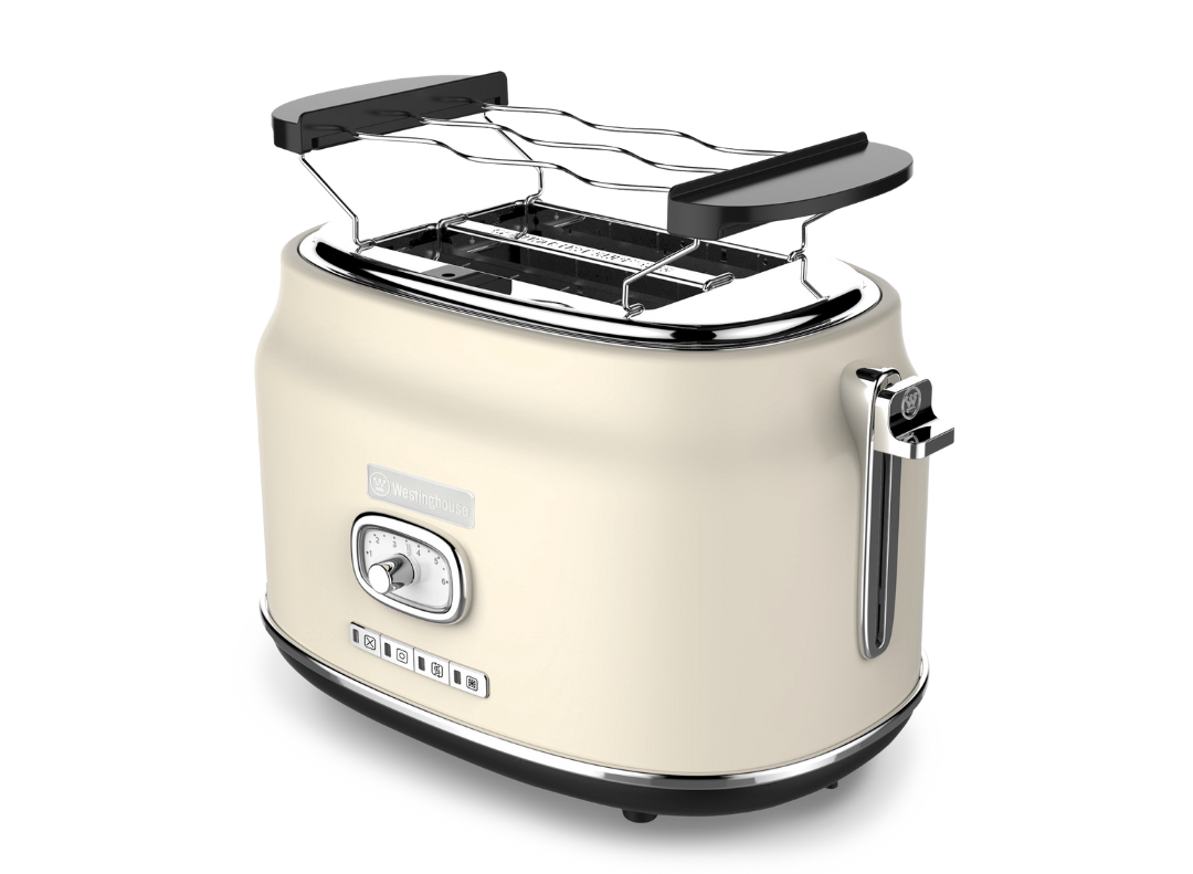 WKTT857WH Westinghouse 2-Slice Toaster Retro