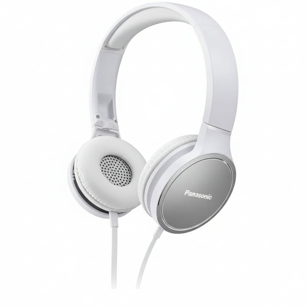 RP-HF500M Panasonic Portable Wired On-Ear Headphones White