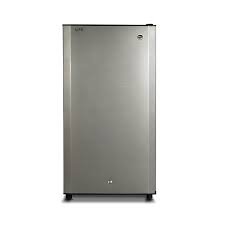 PRGD-1400SD PEL Single Door Bed Room Refrigerator 5Cft Silver Black
