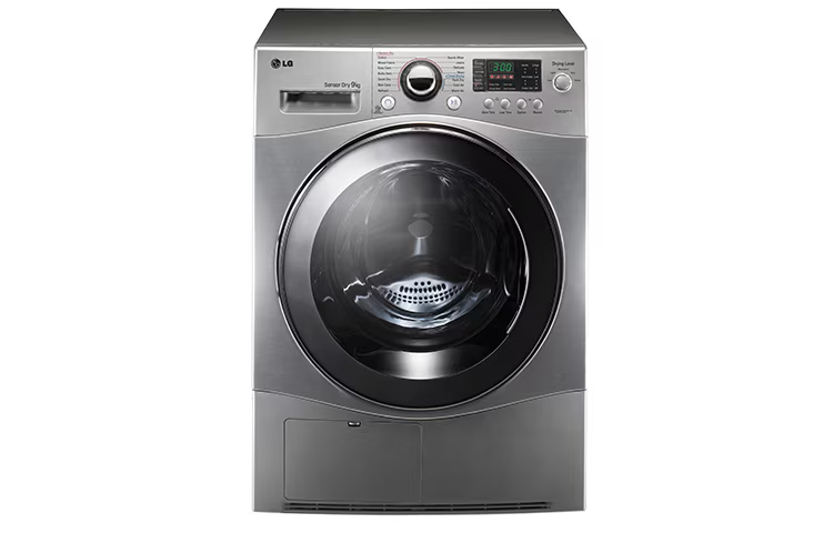 90V9PV8N LG Front Load Condensing Dryer 9KG Silver