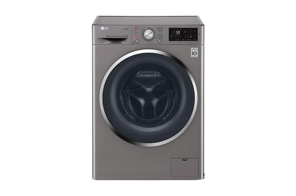 F4J6TNP8S LG Fully Auto Front Loading Washing Machine 8Kg Silver