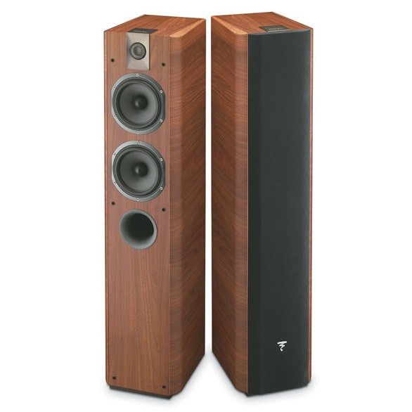 Chorus-714-WN Focal Floor Standing Speaker Walnut