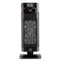 HX340 Black & Decker Tower Fan Heater 2000W Black