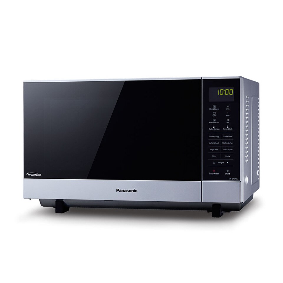 NN-GF574M Panasonic Grill Microwave Oven 27Ltr Silver Black