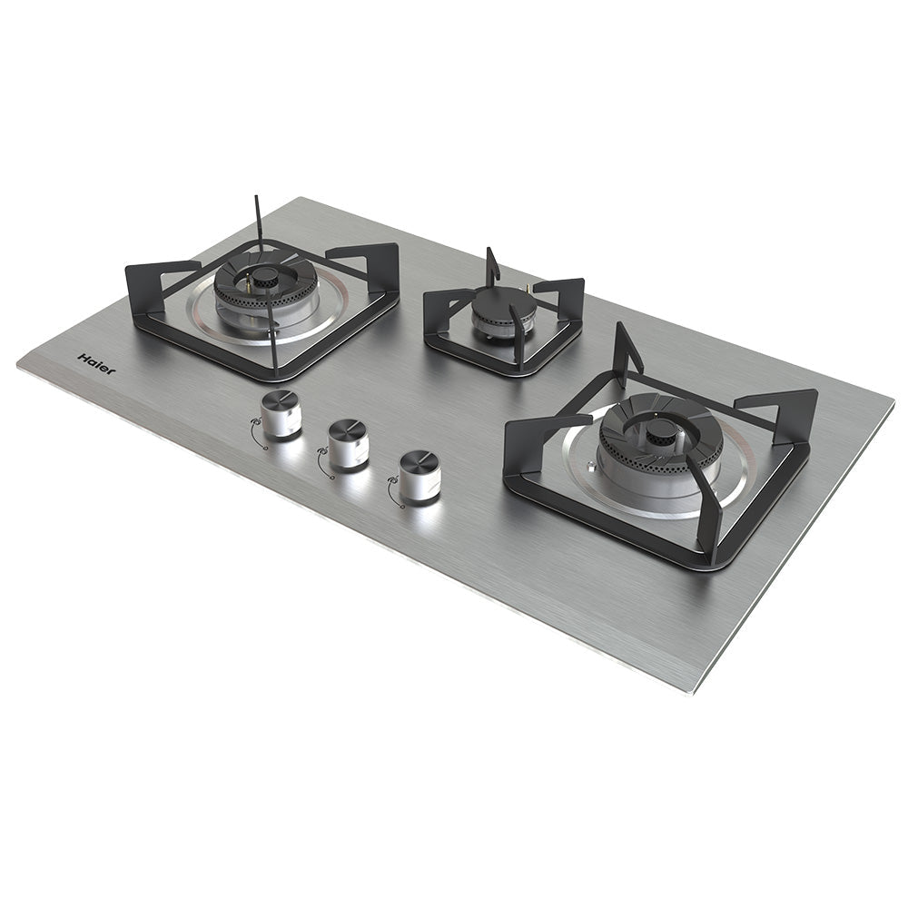 Haier Stainless Steel 3Burner Hob HCC-Q57328 LPG