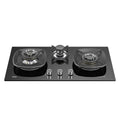Haier Glass 3Burner Hob HCC-Q88396B LPG