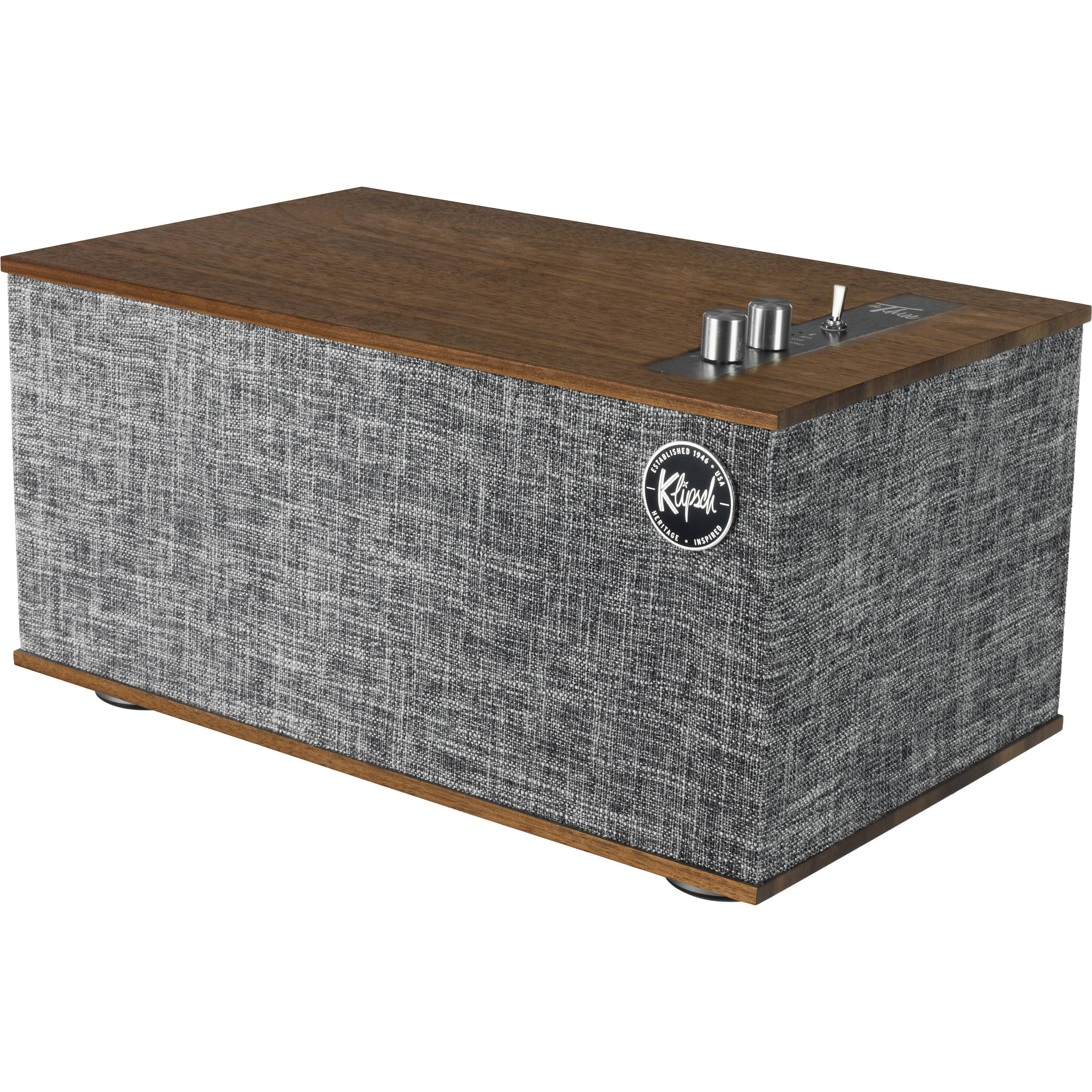 The Three II Klipsch Wireless BookShelf Stereo Portable Speaker Heritage