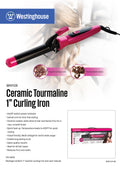 Westinghouse Westinghouse tourmaline curling iron - WH1124 92