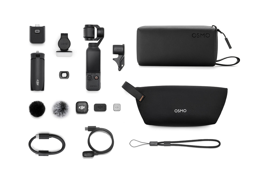 DJI Osmo Pocket 4 Creator Combo | 4K 60fps Handheld Vlogging Pocket Camera