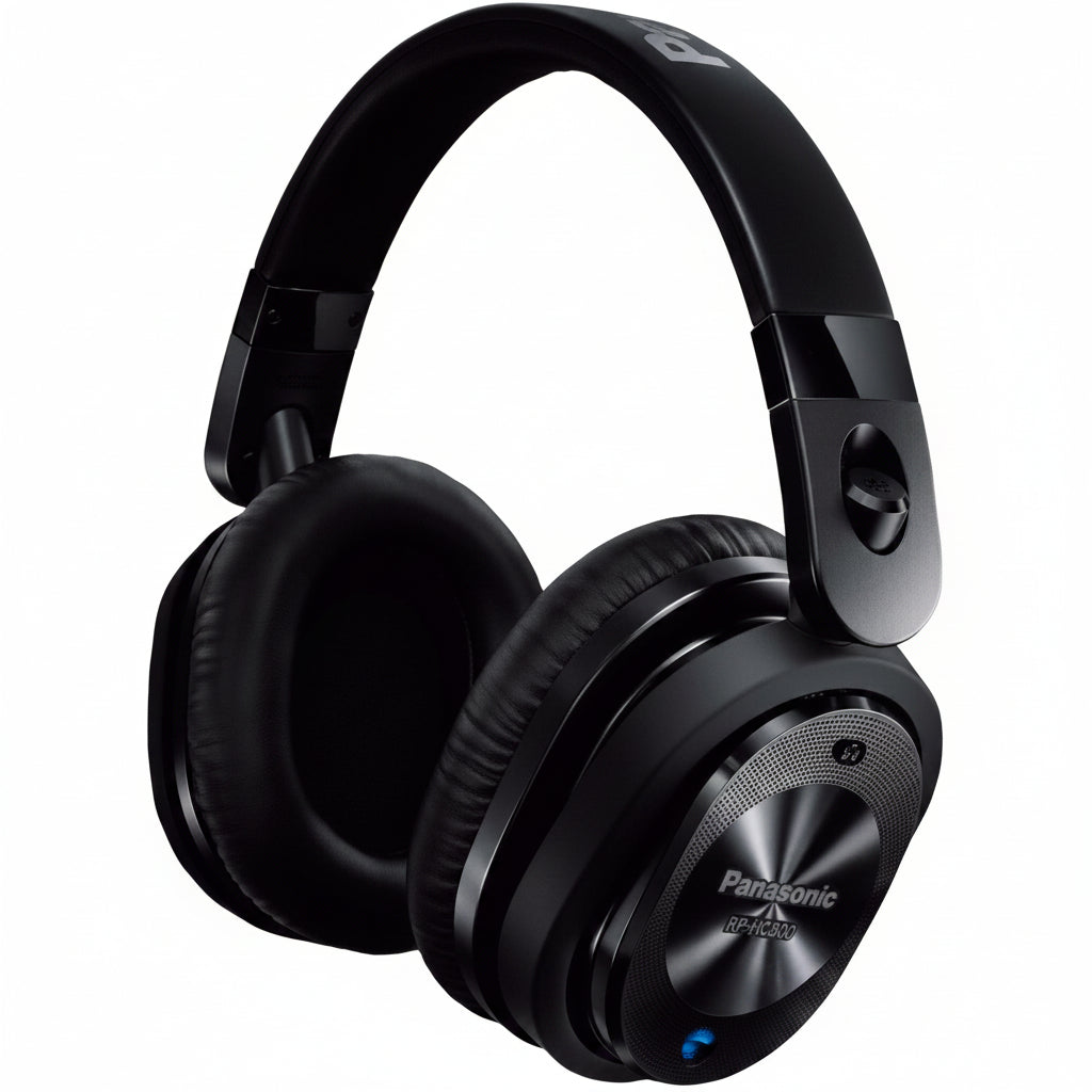 RP-HC800E-K Panasonic Noise Cancelling Wired Around-Ear Headphones Black