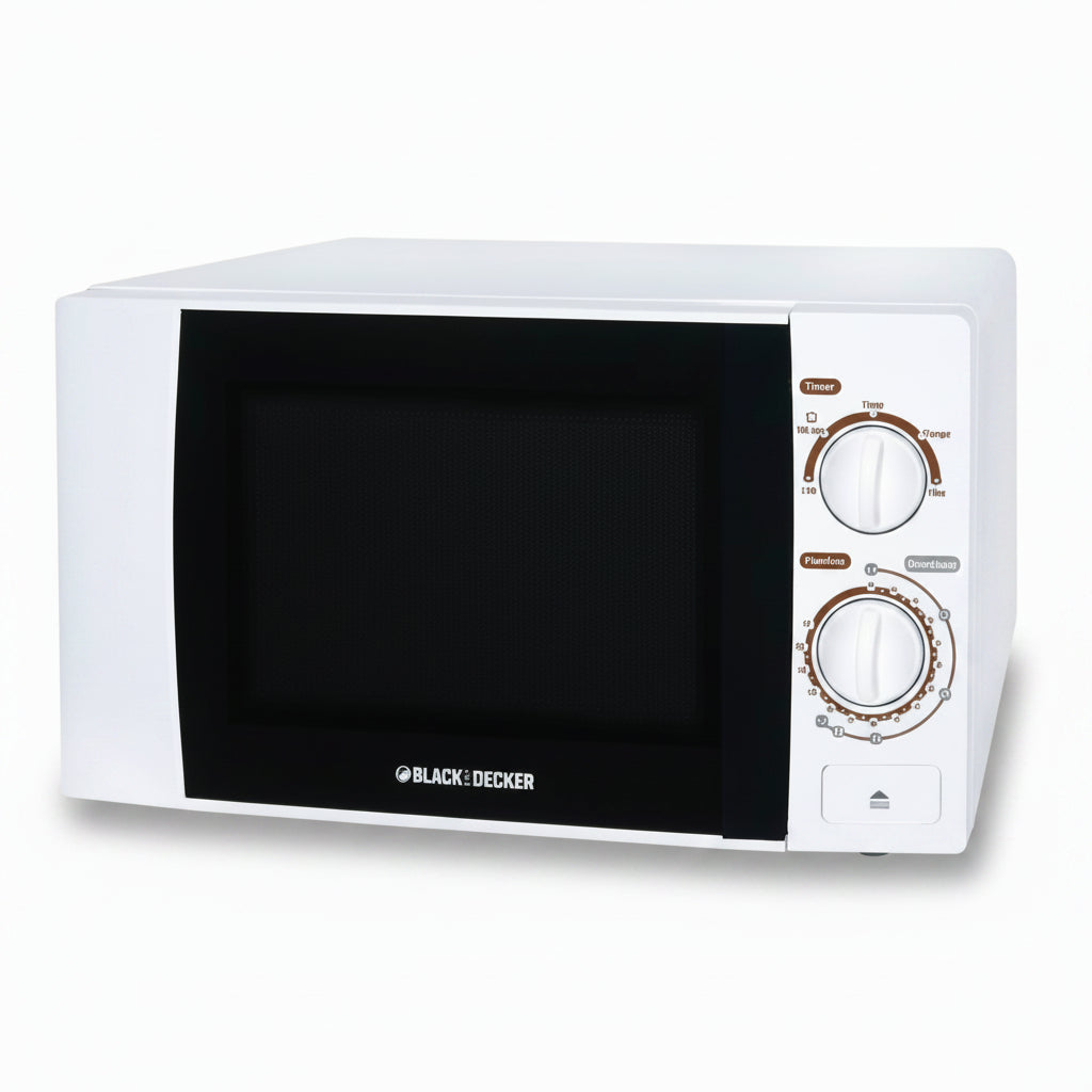 MZ2000P Black & Decker Microwave Oven 20Ltr White