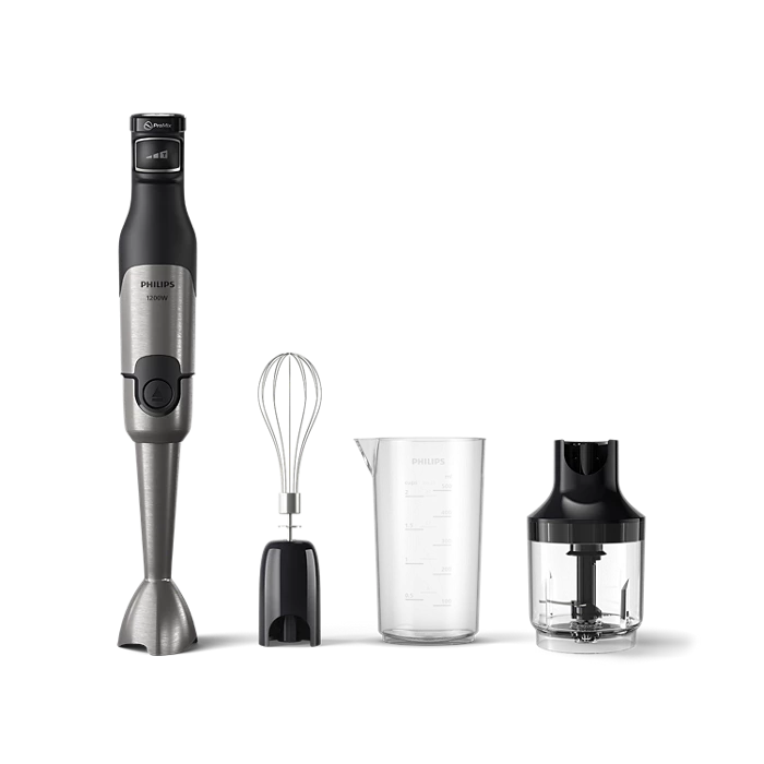 HR2683/00 Philips Hand Blender Series 5000 1200W Silver Black